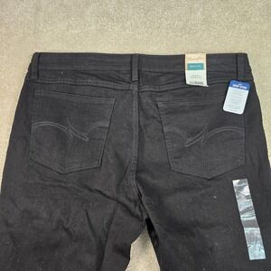 Wrangler Womens Black Deep Dyed Boot Cut Jeans‎ 35x32 19/32 NWT